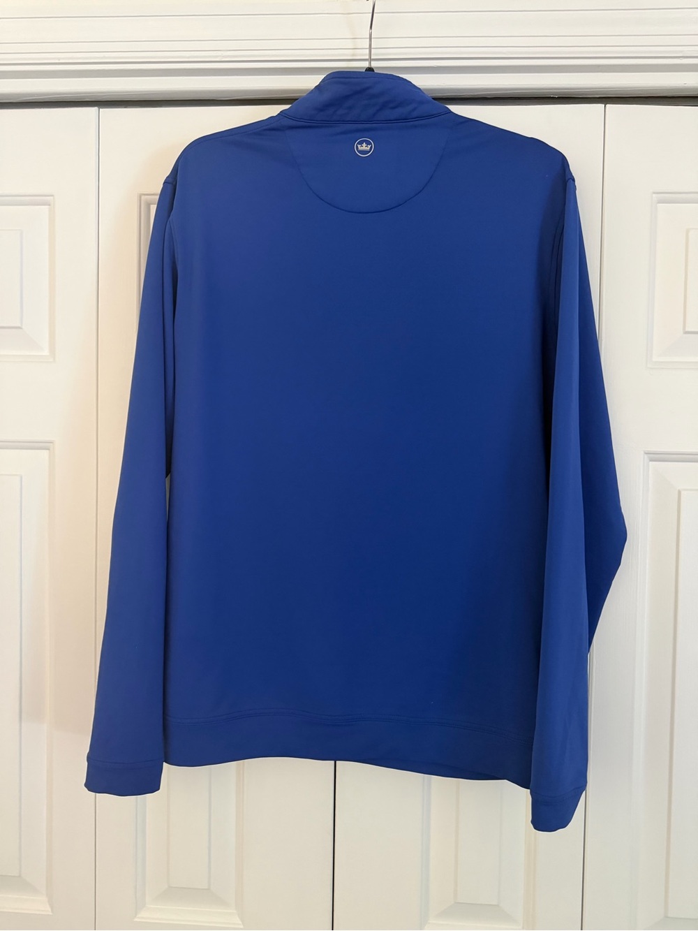Peter Millar Crown Sport Sea Island 1/4 Zip Pullover, Royal Blue, Men’s Large - Picture 4 of 5